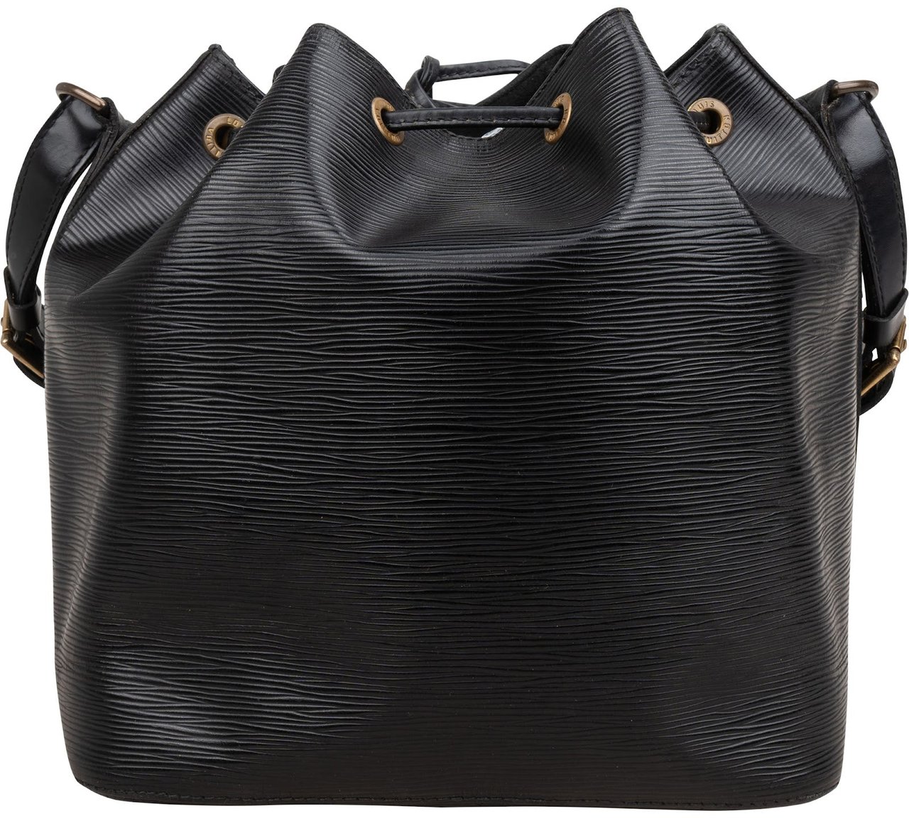 Louis Vuitton Noir Epi Leather Sac Noé Petit Shoulder Bag Zwart
