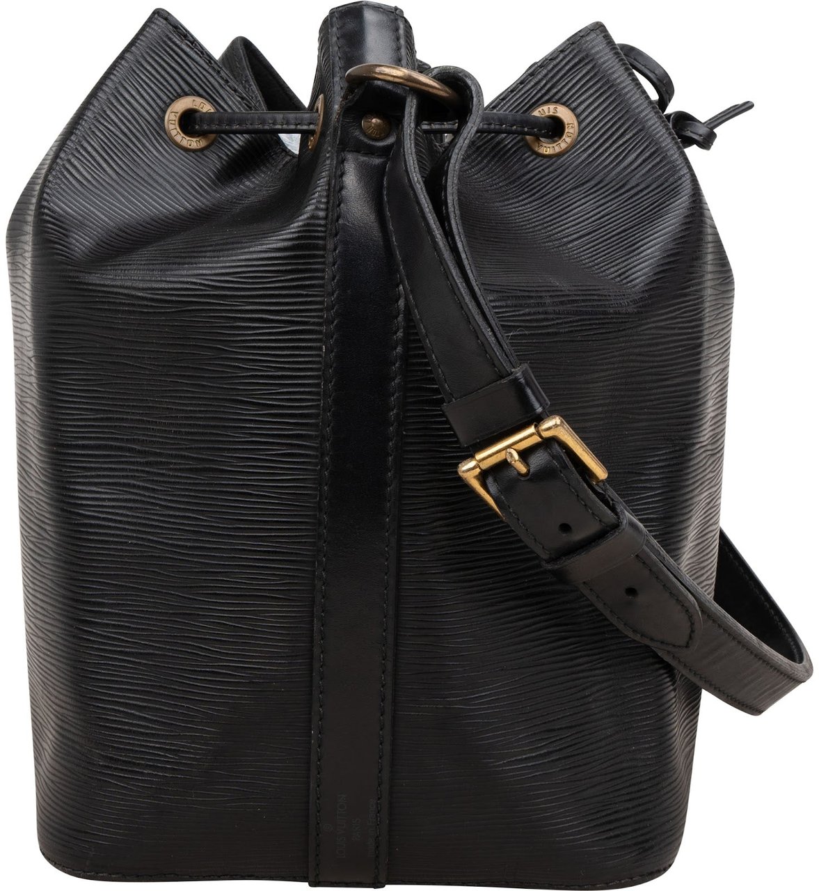 Louis Vuitton Noir Epi Leather Sac Noé Petit Shoulder Bag Zwart