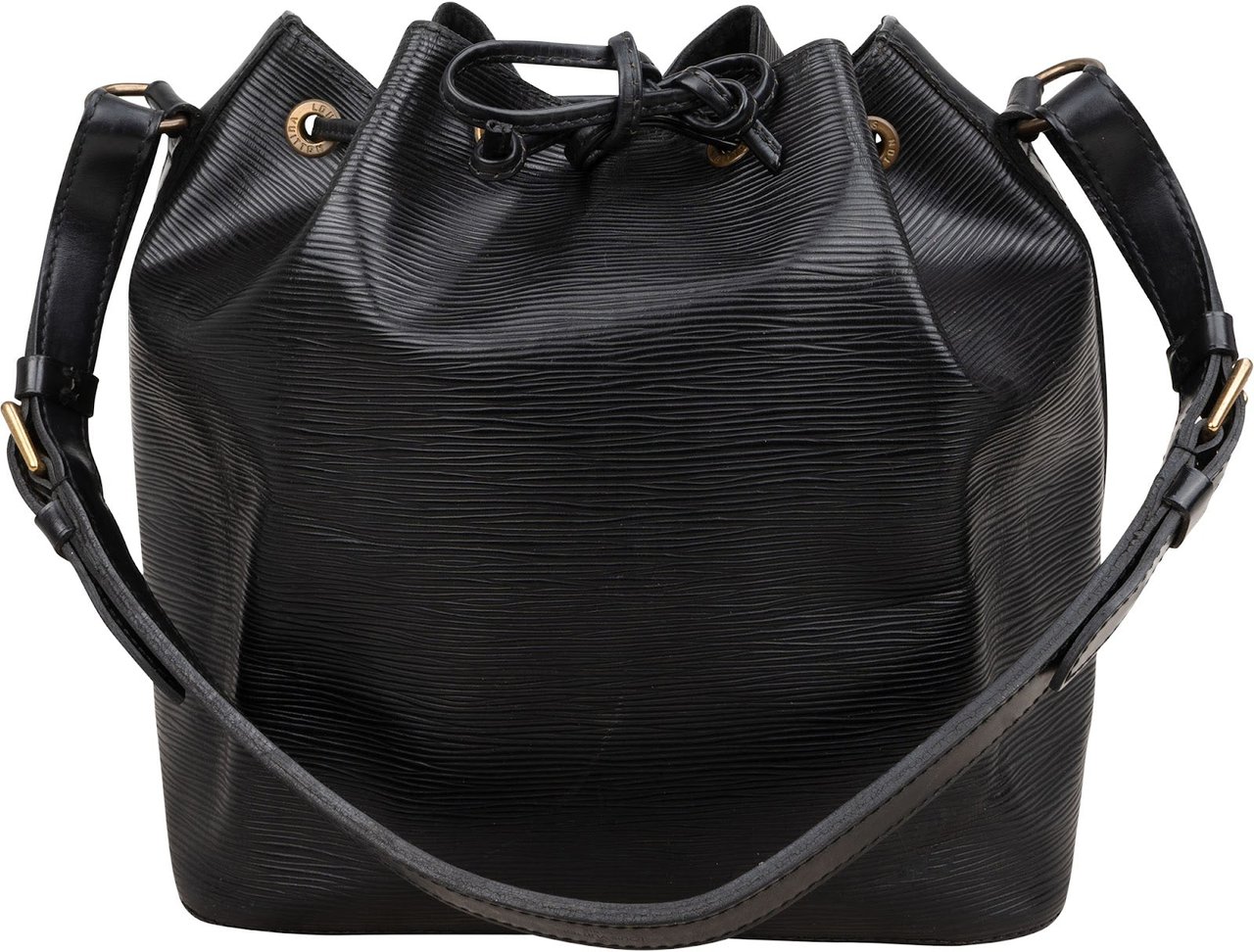Louis Vuitton Noir Epi Leather Sac Noé Petit Shoulder Bag Zwart