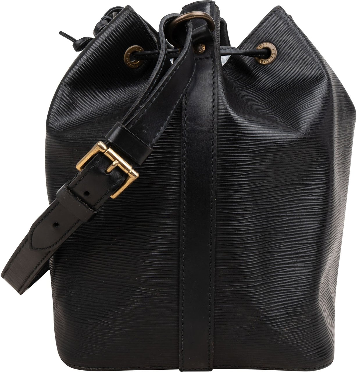 Louis Vuitton Noir Epi Leather Sac Noé Petit Shoulder Bag Zwart