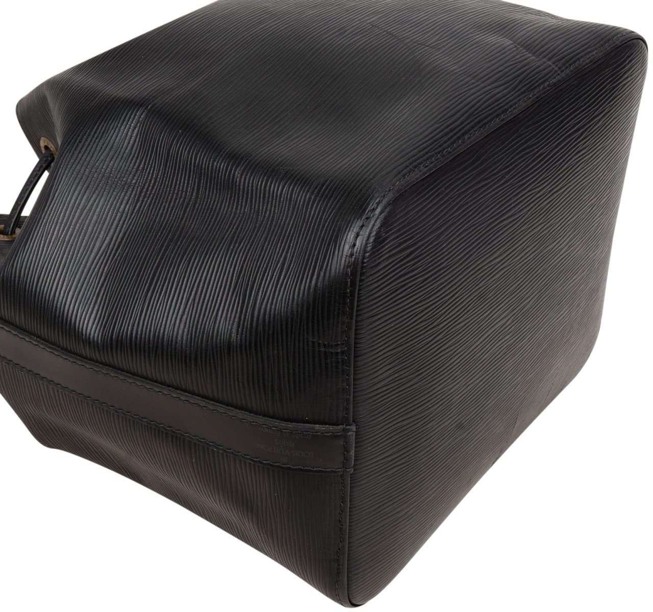 Louis Vuitton Noir Epi Leather Sac Noé Petit Shoulder Bag Zwart