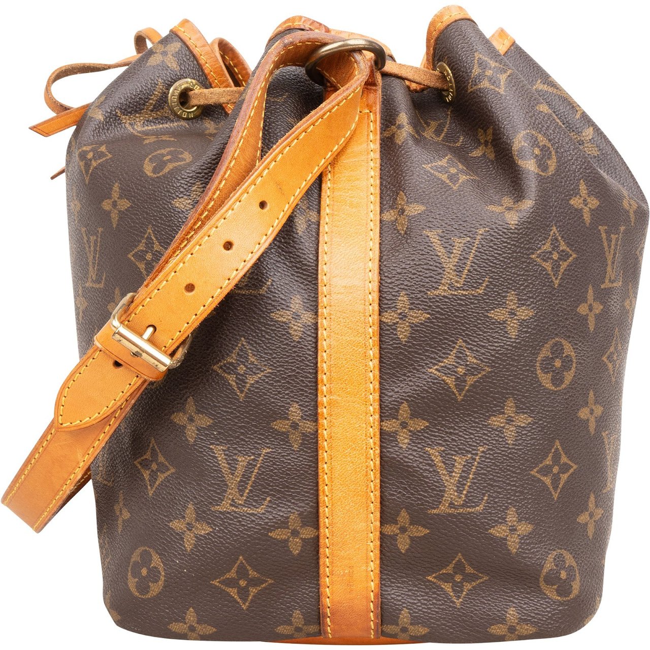 Louis Vuitton Monogram Canvas Sac Noé Petit Shoulder Bag Bruin
