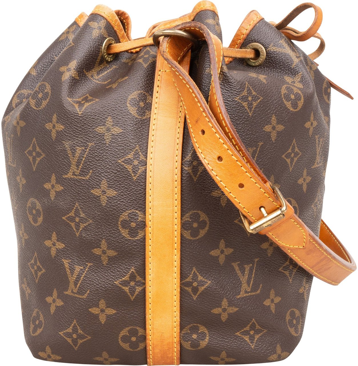 Louis Vuitton Monogram Canvas Sac Noé Petit Shoulder Bag Bruin