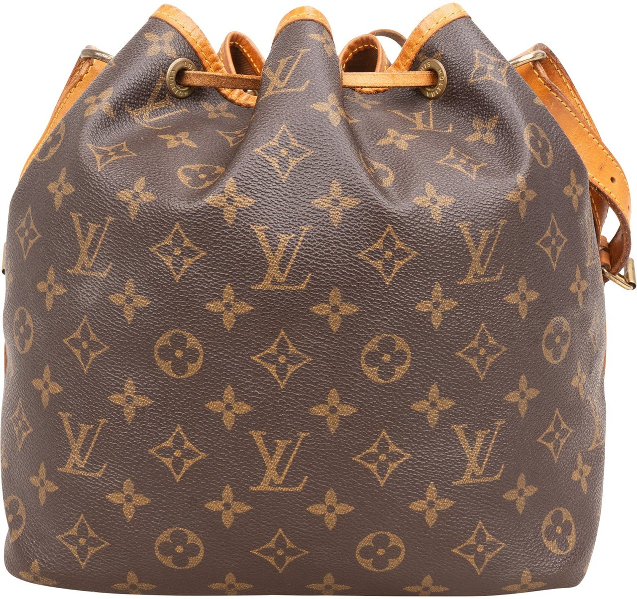 Louis Vuitton Monogram Canvas Sac Noé Petit Shoulder Bag Bruin