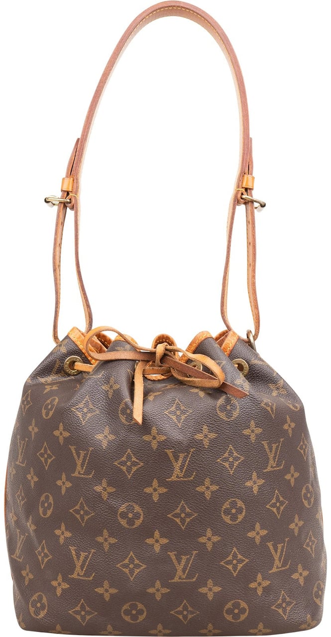 Louis Vuitton Monogram Canvas Sac Noé Petit Shoulder Bag Bruin