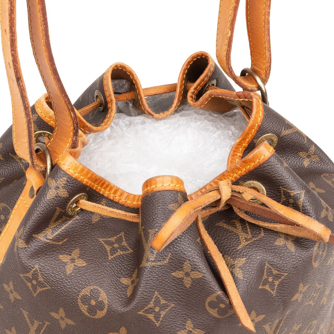 Louis Vuitton Monogram Canvas Sac Noé Petit Shoulder Bag Bruin