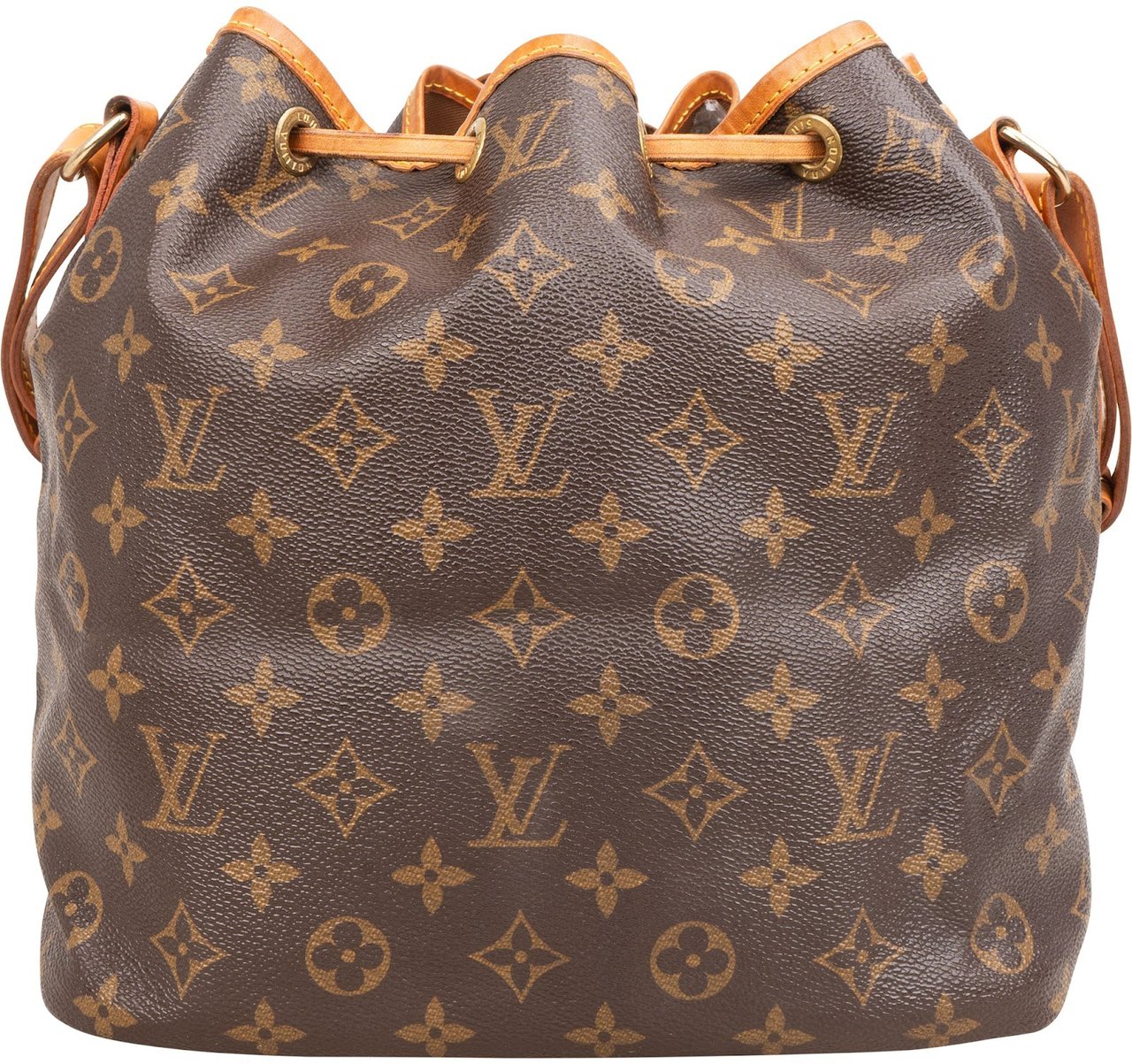 Louis Vuitton Monogram Canvas Sac Noé Petit Shoulder Bag Bruin