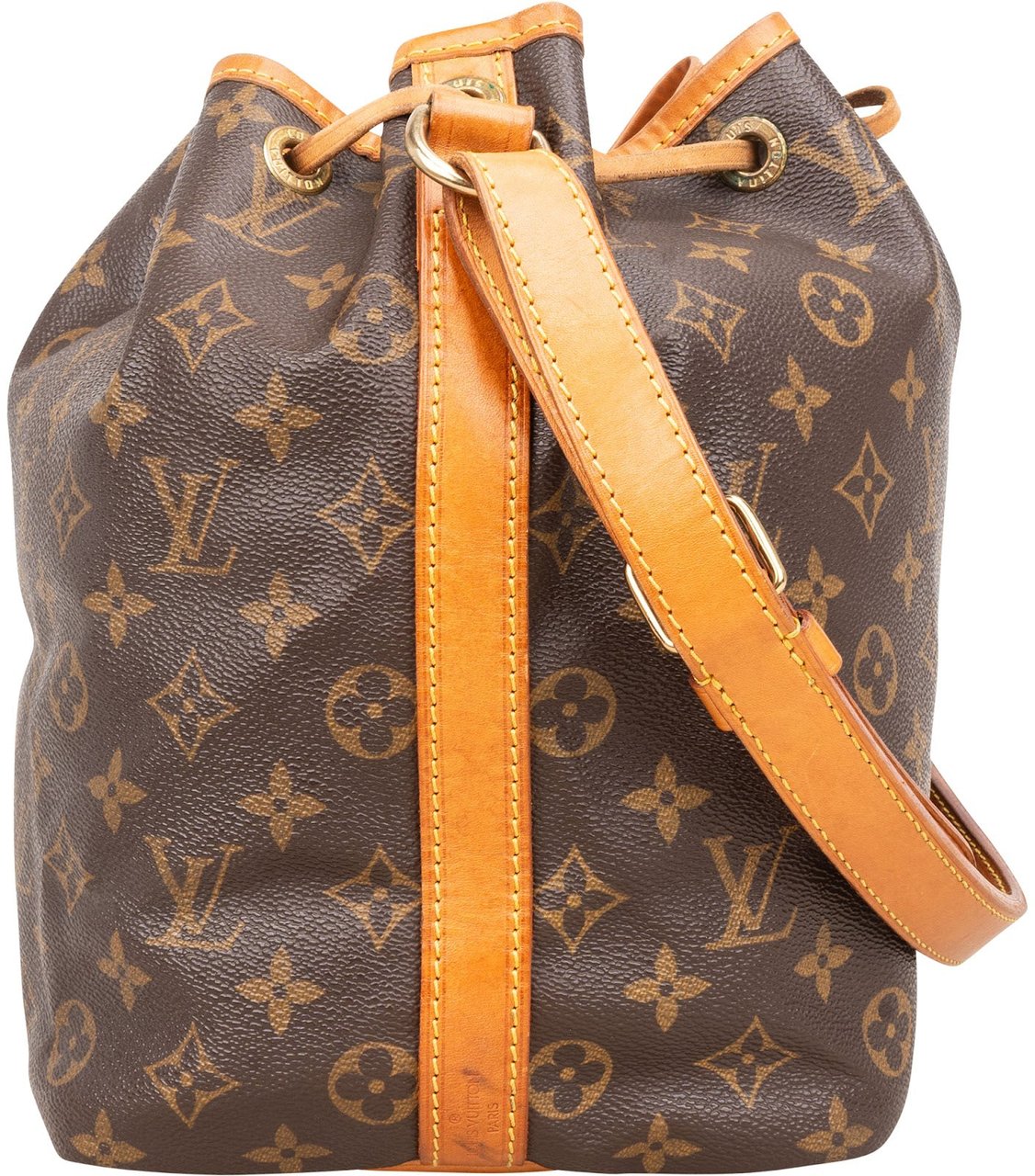 Louis Vuitton Monogram Canvas Sac Noé Petit Shoulder Bag Bruin