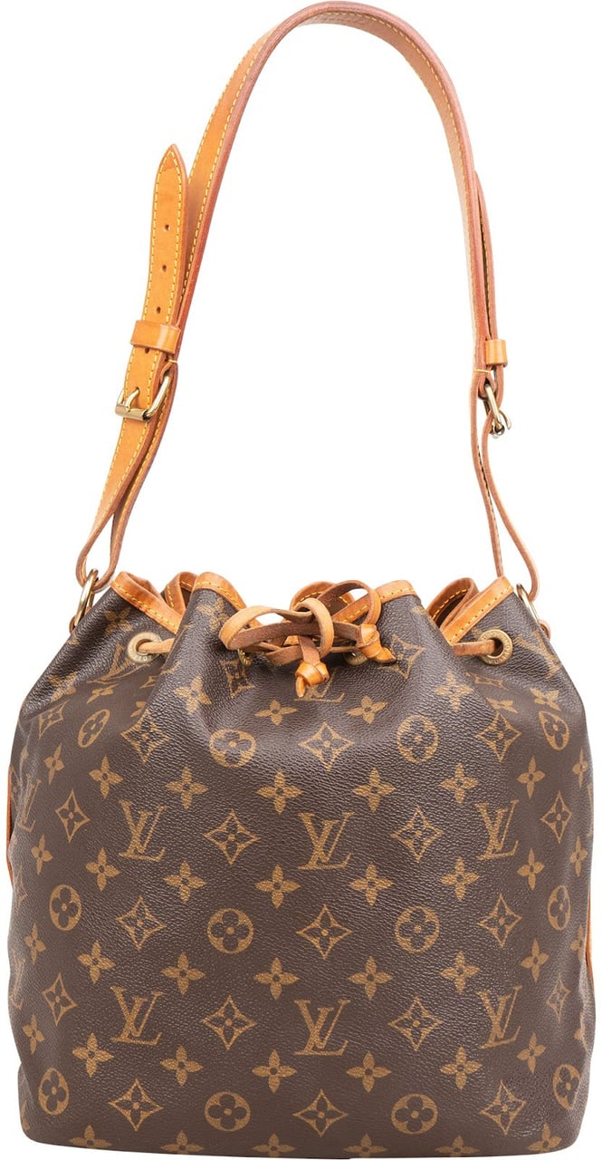 Louis Vuitton Monogram Canvas Sac Noé Petit Shoulder Bag Bruin