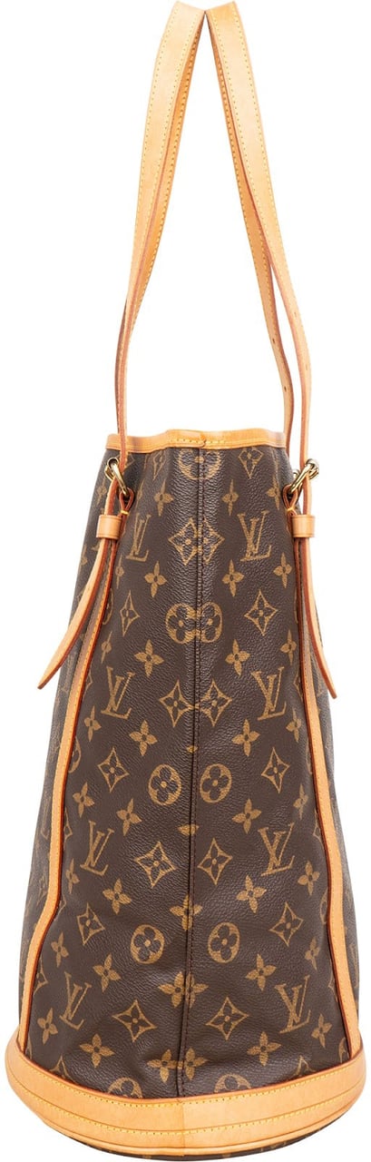 Louis Vuitton Monogram Canvas Bucket GM Shoulder Bag Bruin