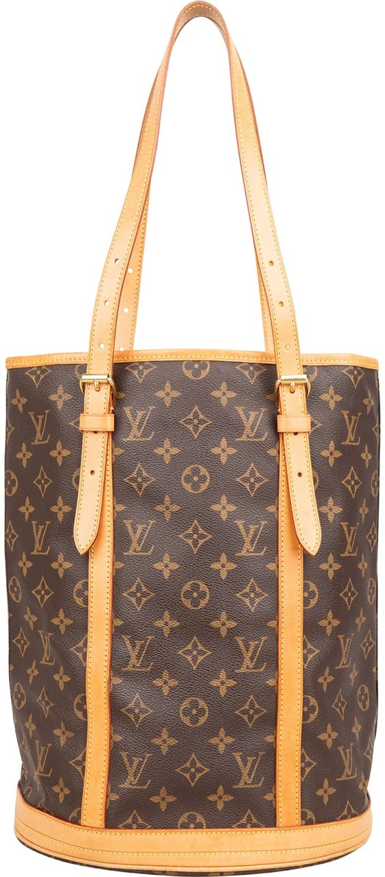 Louis Vuitton Monogram Canvas Bucket GM Shoulder Bag Bruin