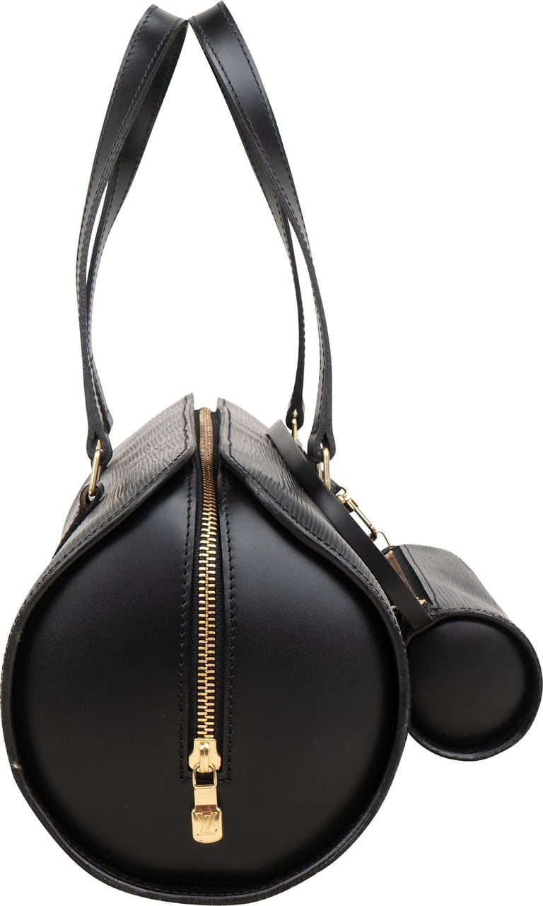 Louis Vuitton Noir Epi Leather Soufflot Set Handbag Zwart