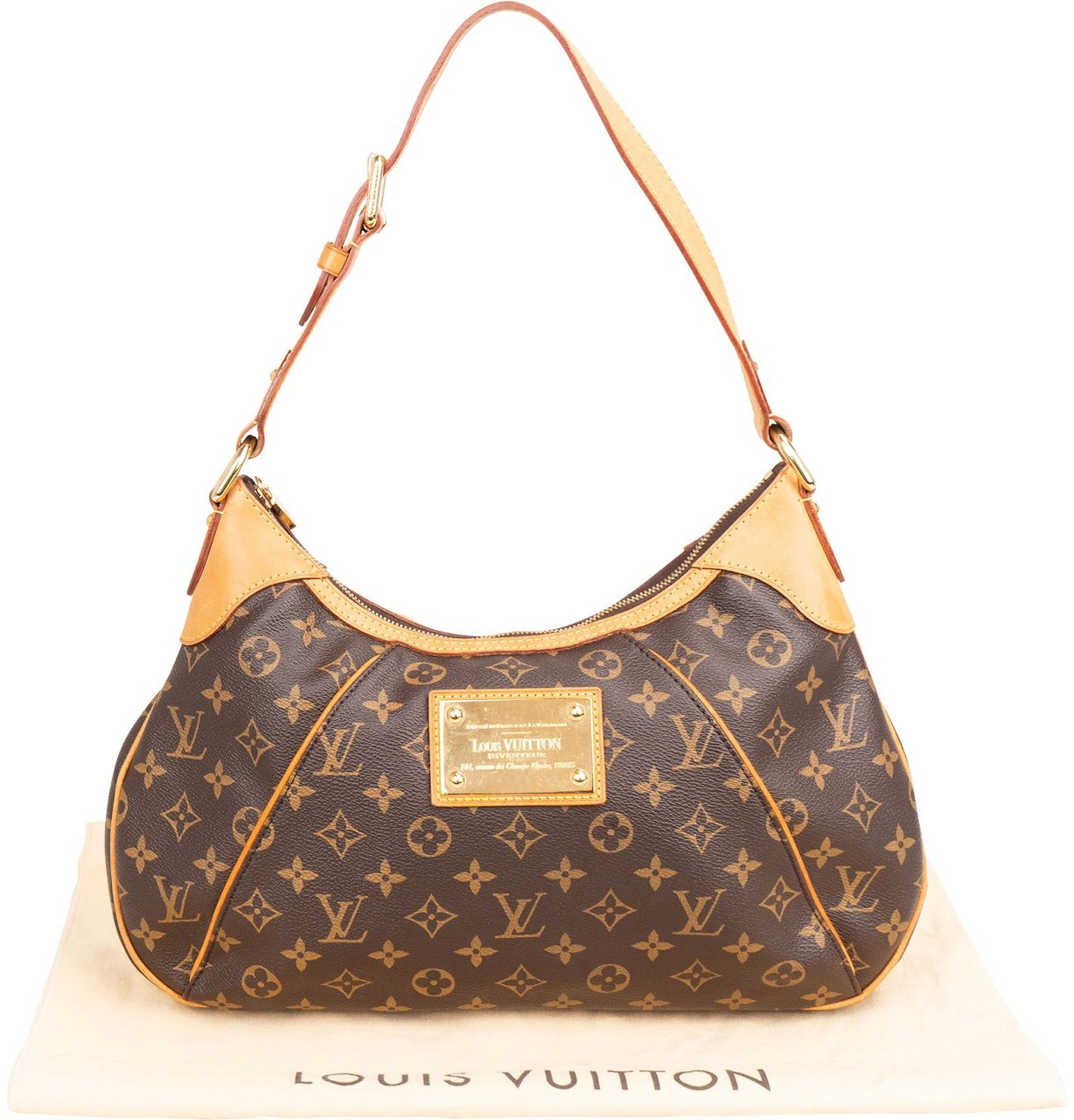 Louis Vuitton Monogram Canvas Thames GM Shoulder Bag Bruin