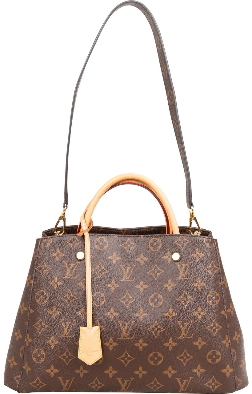 Louis Vuitton Monogram Canvas Montaigne MM Handbag Bruin