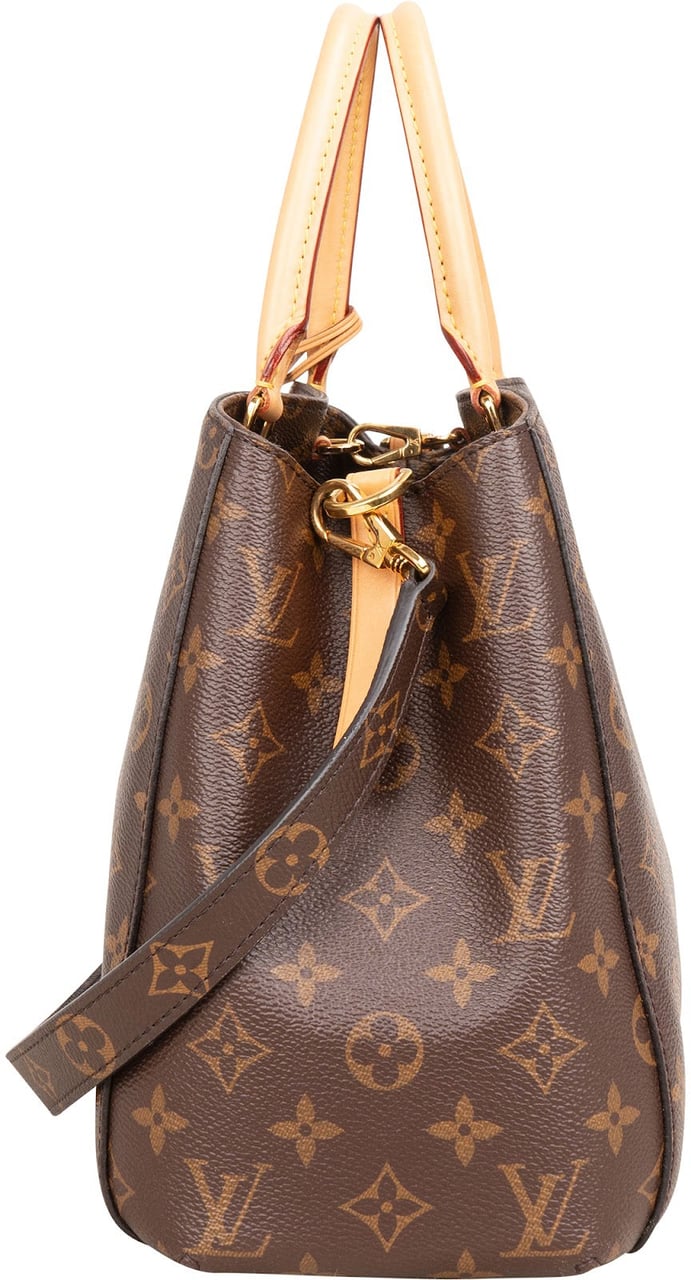 Louis Vuitton Monogram Canvas Montaigne MM Handbag Bruin