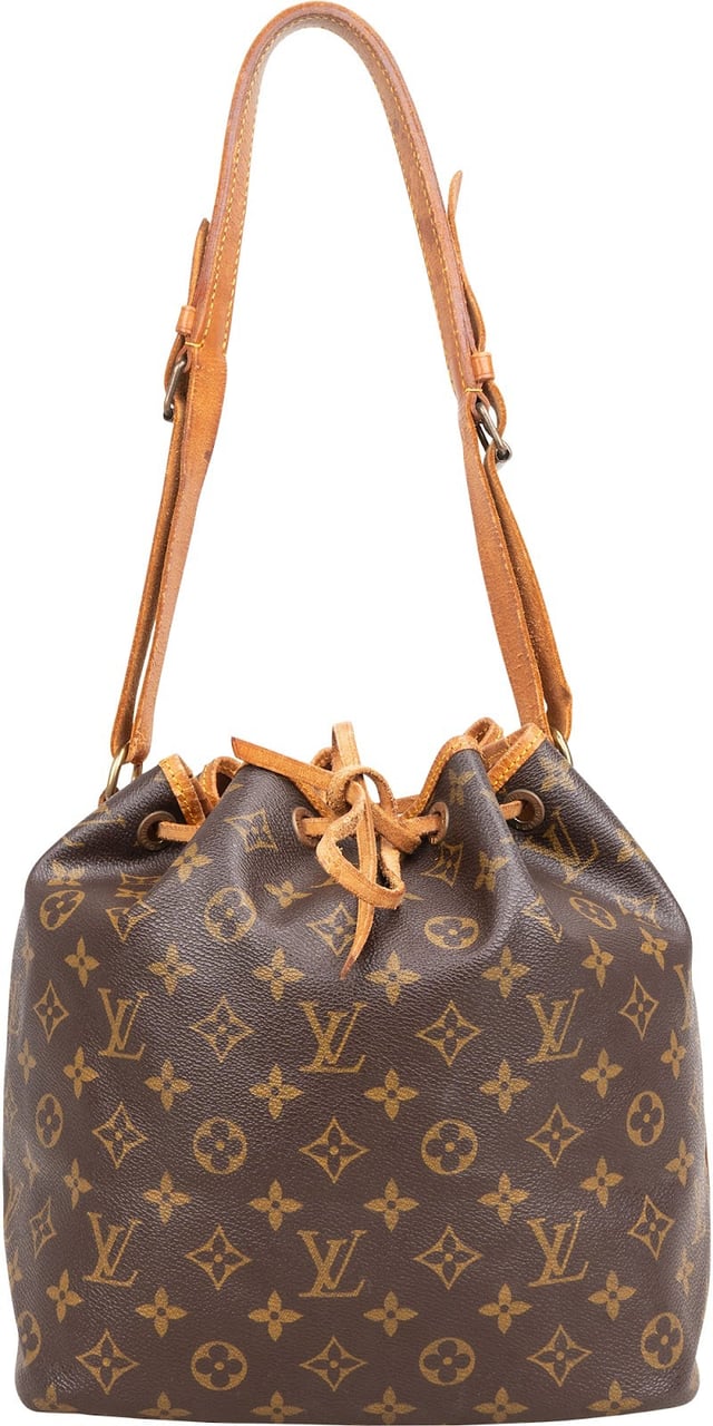 Louis Vuitton Monogram Canvas Sac Noé Petit Shoulder Bag Bruin