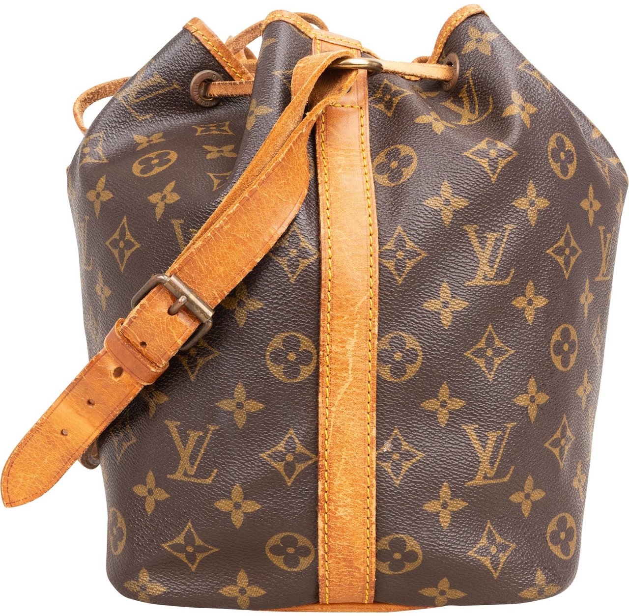 Louis Vuitton Monogram Canvas Sac Noé Petit Shoulder Bag Bruin