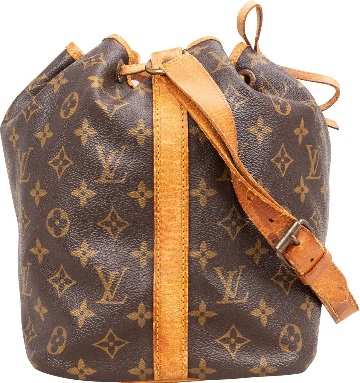 Louis Vuitton Monogram Canvas Sac Noé Petit Shoulder Bag Bruin