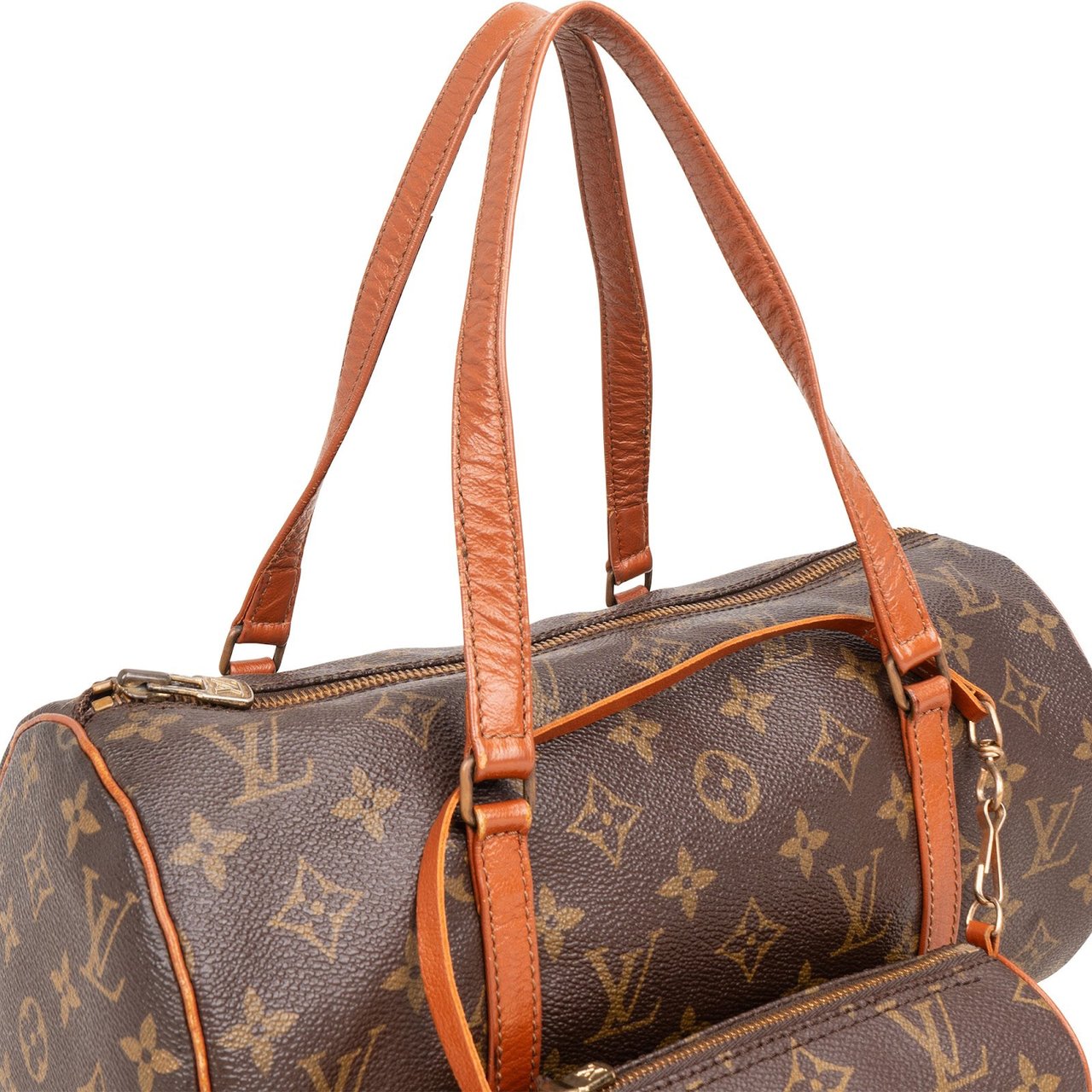 Louis Vuitton Monogram Canvas Papillon Set Handbag Bruin