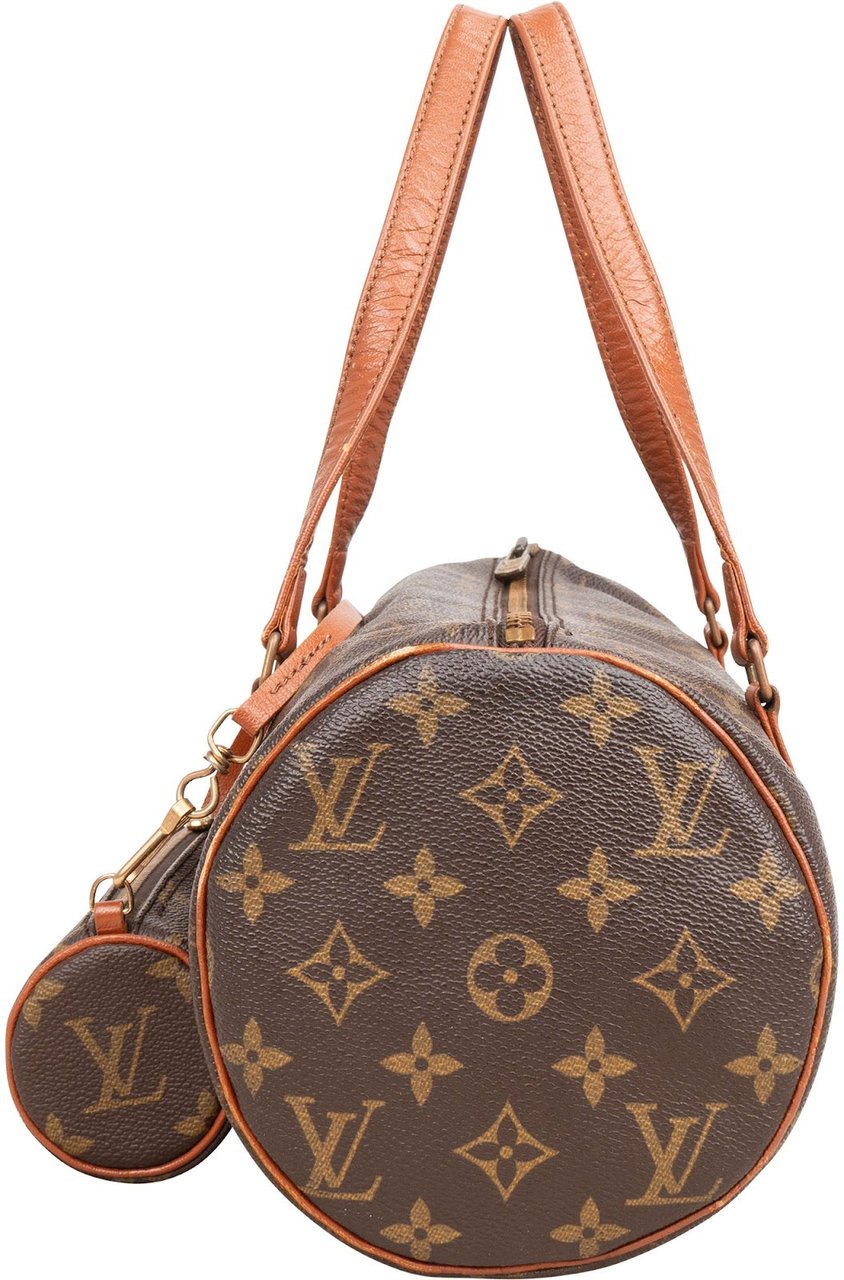 Louis Vuitton Monogram Canvas Papillon Set Handbag Bruin