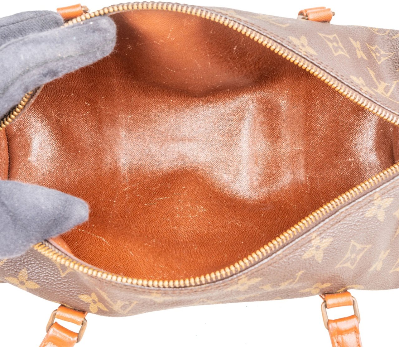 Louis Vuitton Monogram Canvas Papillon Set Handbag Bruin