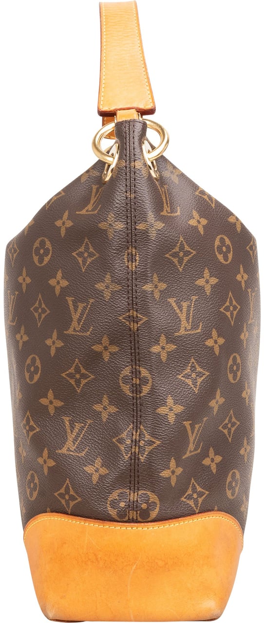 Louis Vuitton Monogram Canvas Berri MM Shoulder Bag Bruin