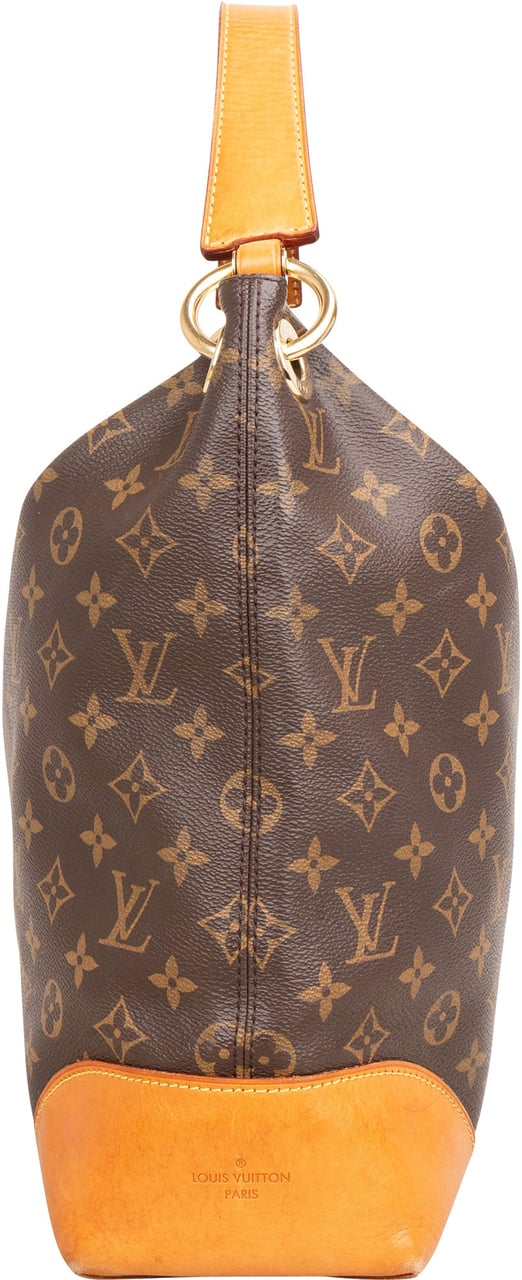 Louis Vuitton Monogram Canvas Berri MM Shoulder Bag Bruin
