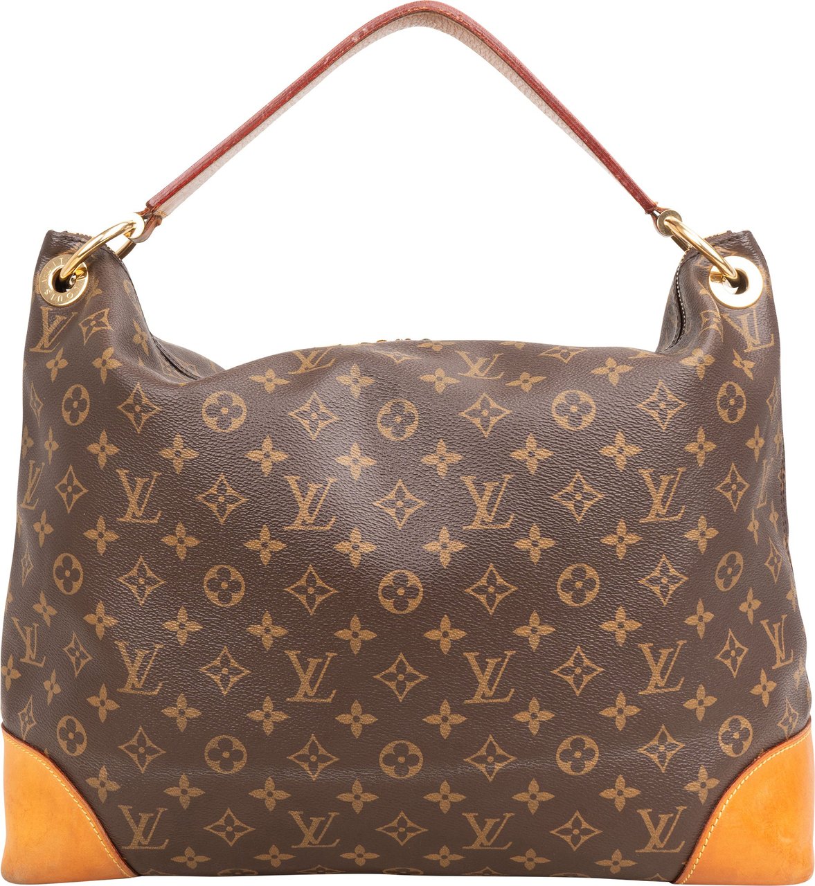 Louis Vuitton Monogram Canvas Berri MM Shoulder Bag Bruin