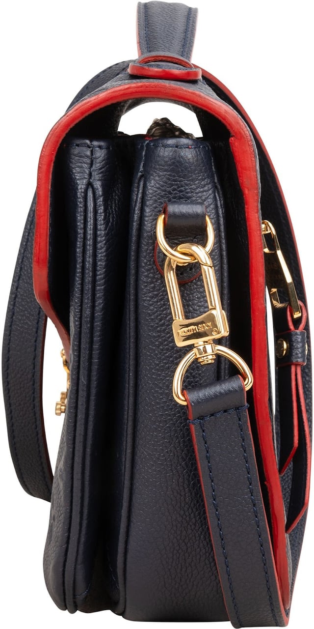 Louis Vuitton Monogram Empreinte Leather Métis Handbag Blauw