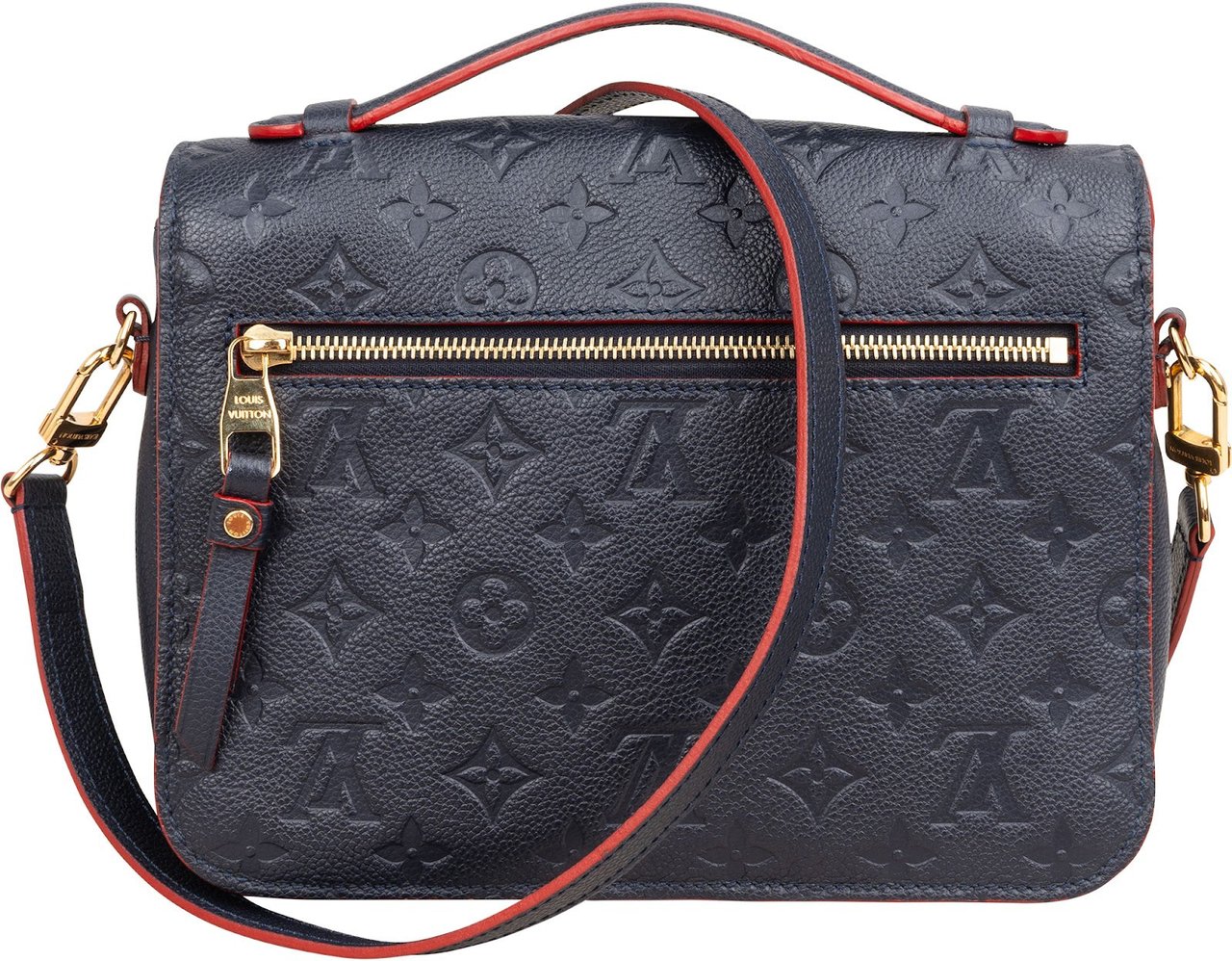 Louis Vuitton Monogram Empreinte Leather Métis Handbag Blauw