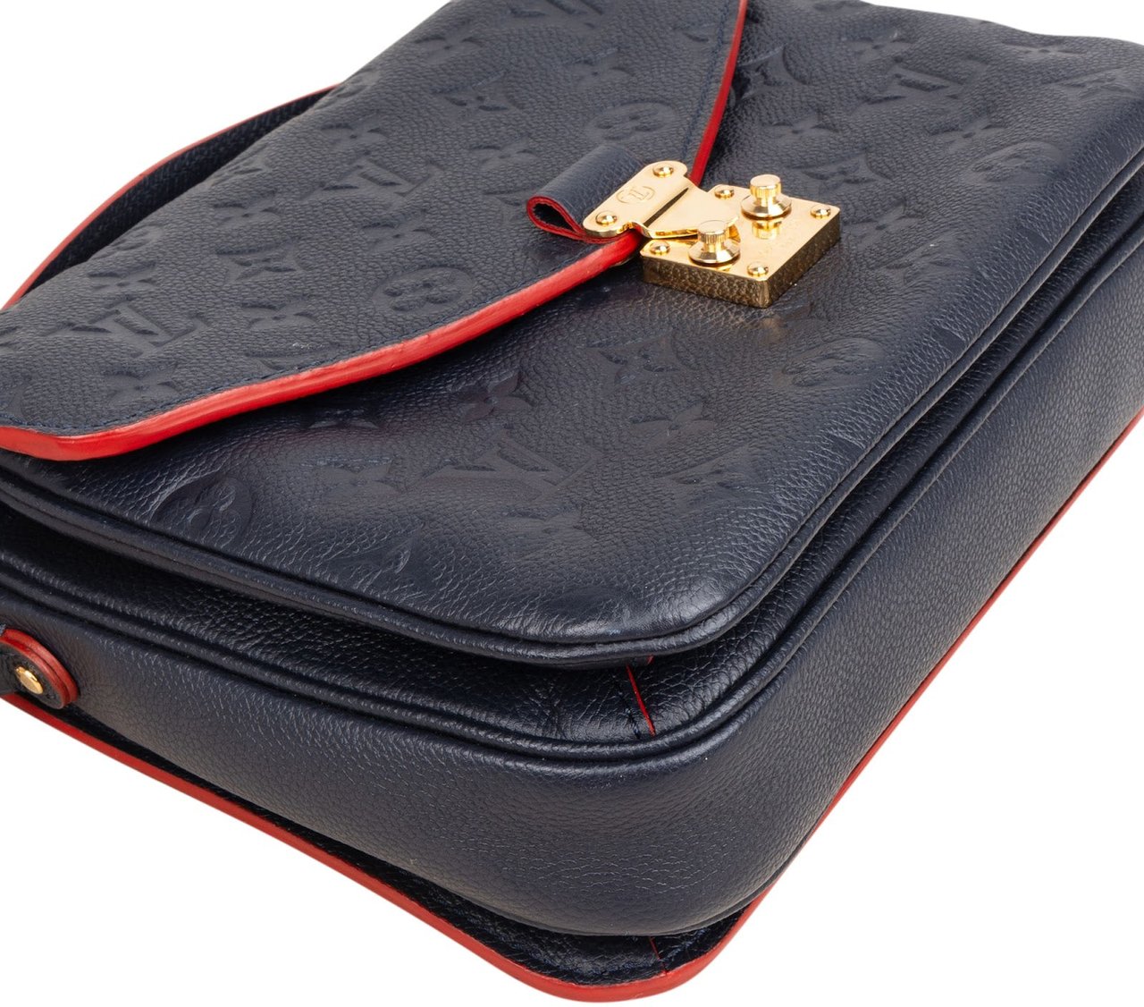 Louis Vuitton Monogram Empreinte Leather Métis Handbag Blauw