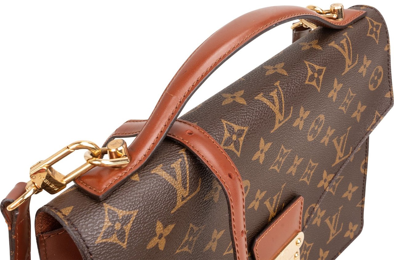 Louis Vuitton Monogram Canvas Monceau Handbag Bruin