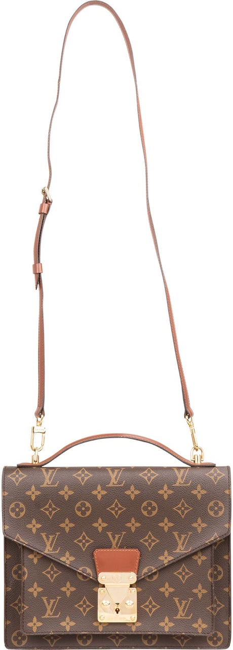 Louis Vuitton Monogram Canvas Monceau Handbag Bruin