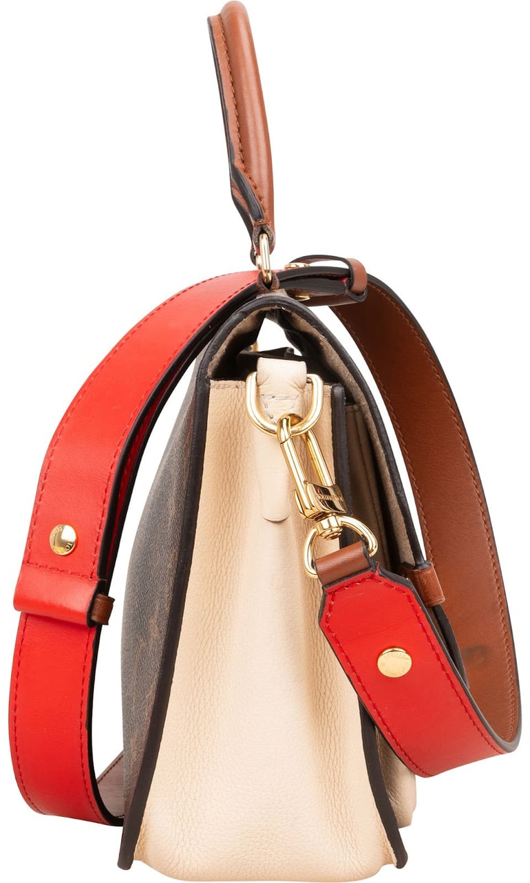 Louis Vuitton Monogram Canvas Vaugirard Crossbody Handbag Bruin
