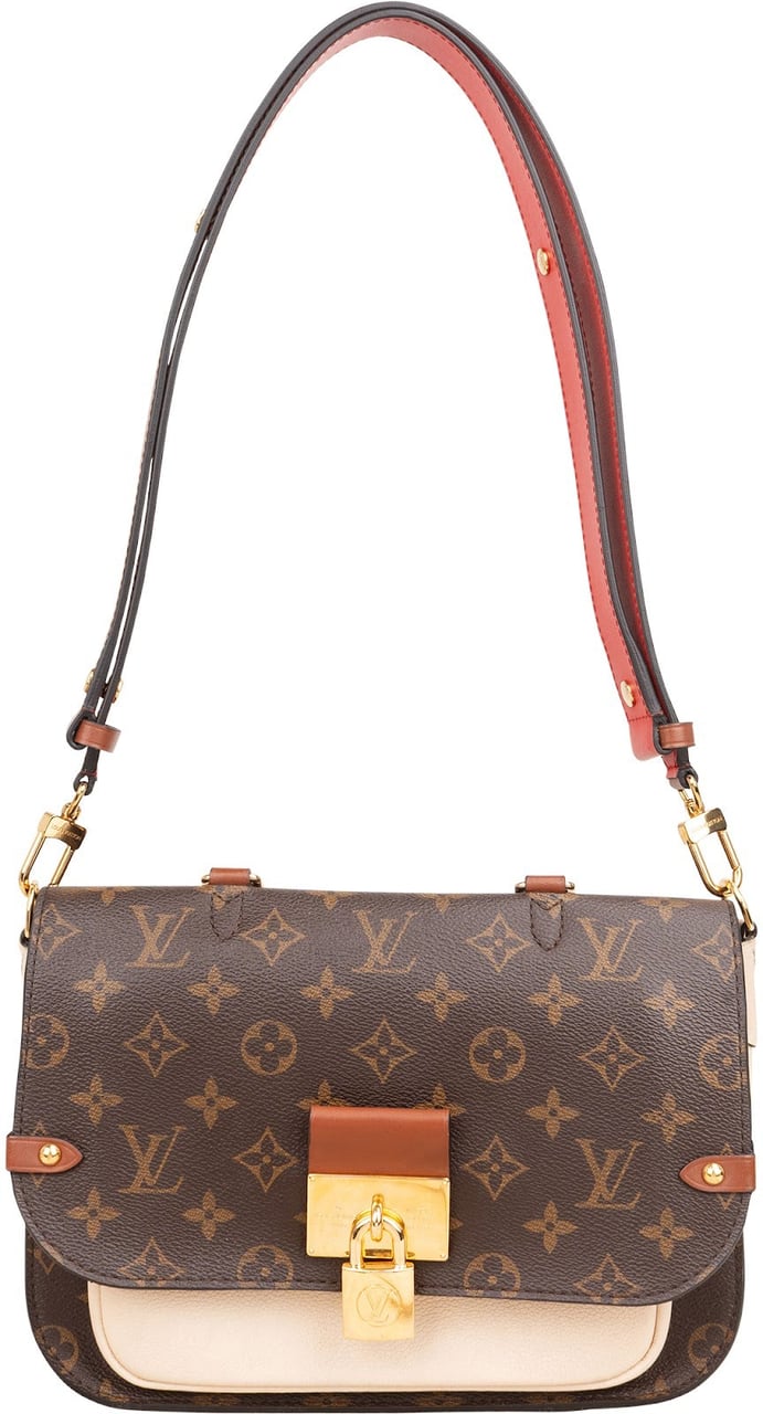 Louis Vuitton Monogram Canvas Vaugirard Crossbody Handbag Bruin