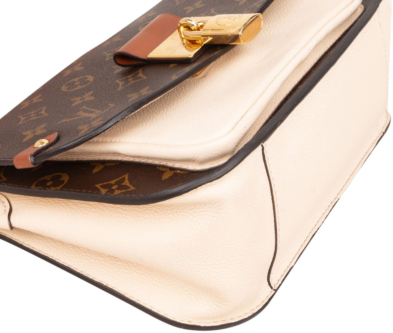 Louis Vuitton Monogram Canvas Vaugirard Crossbody Handbag Bruin