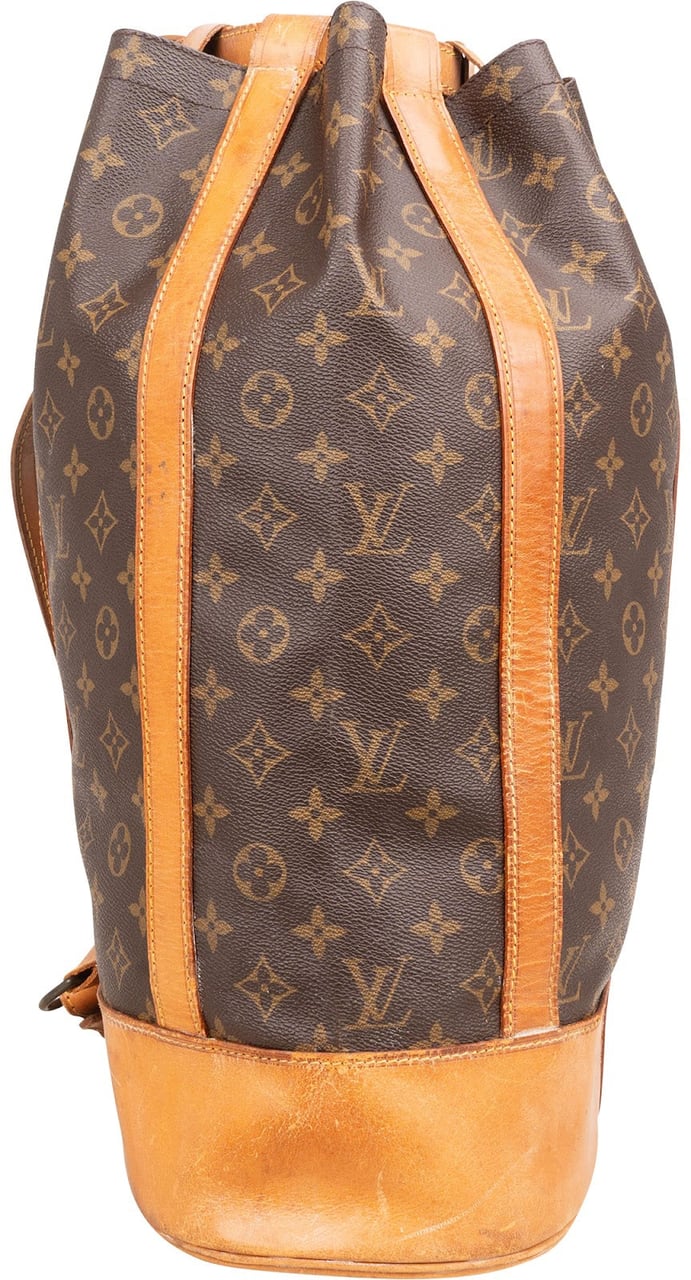 Louis Vuitton Monogram Canvas Randonnee GM Backpack Shoulder Bag Bruin