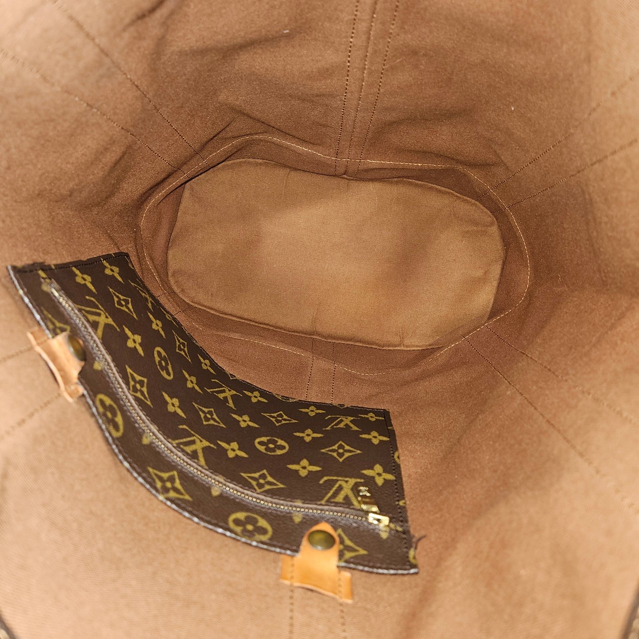 Louis Vuitton Monogram Canvas Randonnee GM Backpack Shoulder Bag Bruin
