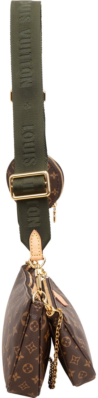 Louis Vuitton Monogram Canvas Multi Pochette Accessoires Crossbody Bag Bruin