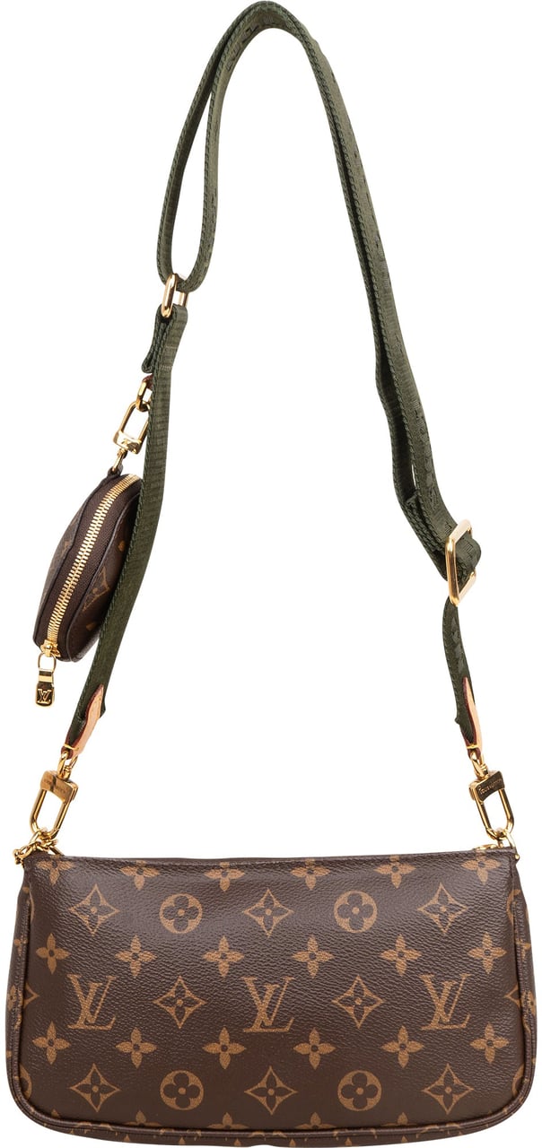 Louis Vuitton Monogram Canvas Multi Pochette Accessoires Crossbody Bag Bruin