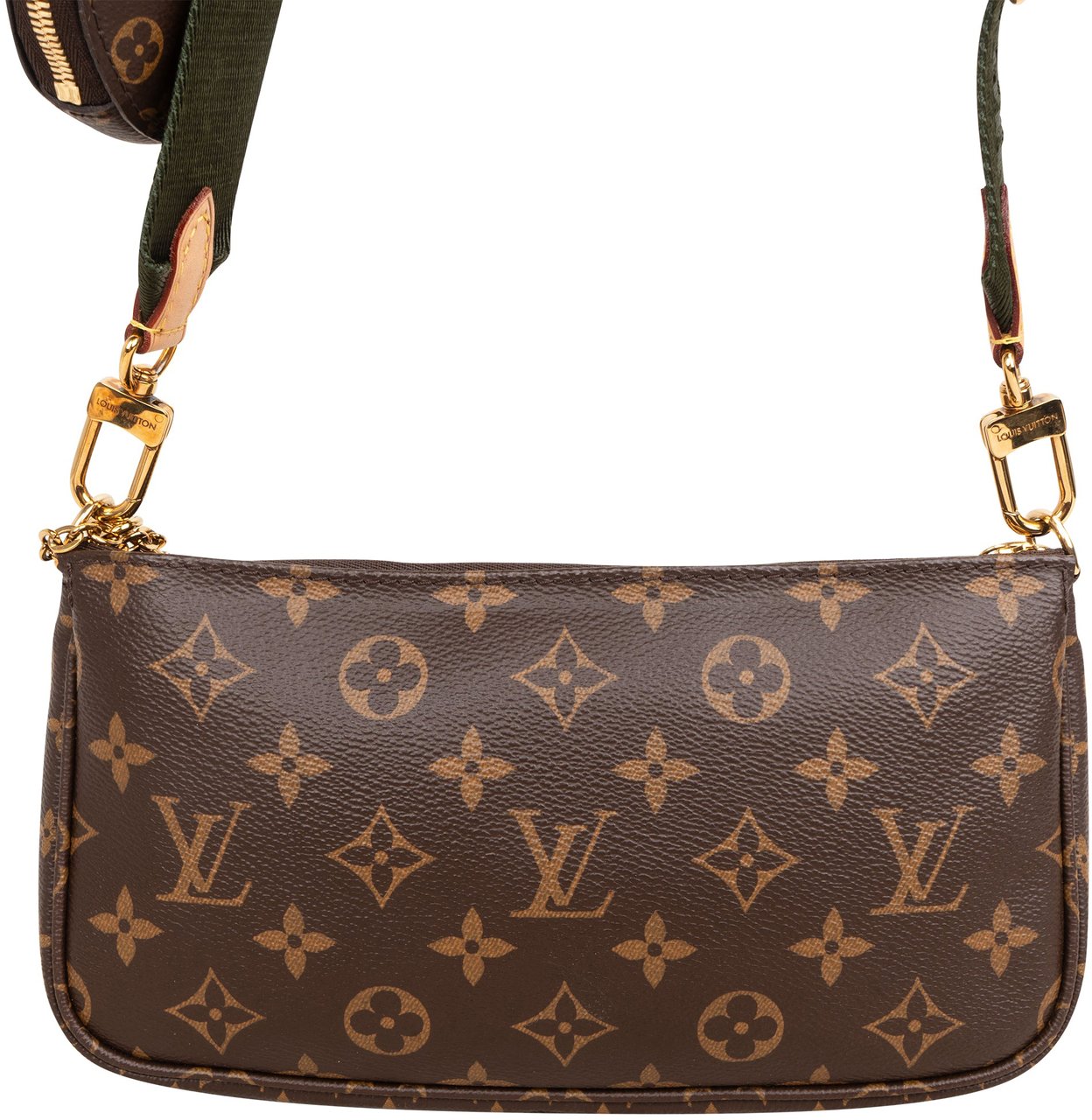 Louis Vuitton Monogram Canvas Multi Pochette Accessoires Crossbody Bag Bruin