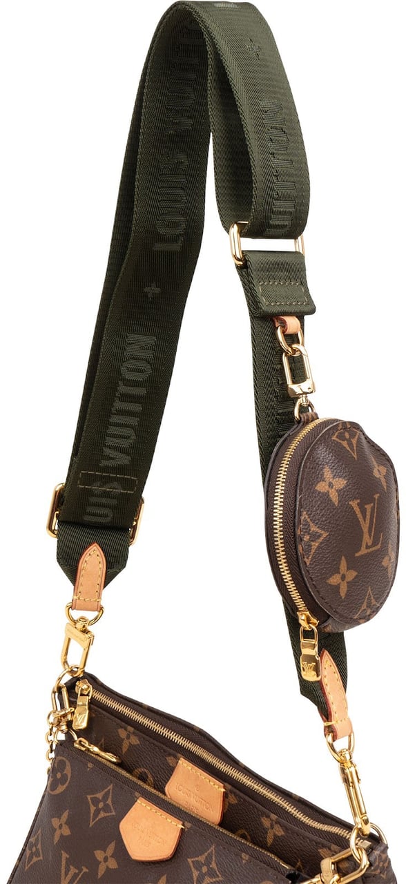 Louis Vuitton Monogram Canvas Multi Pochette Accessoires Crossbody Bag Bruin