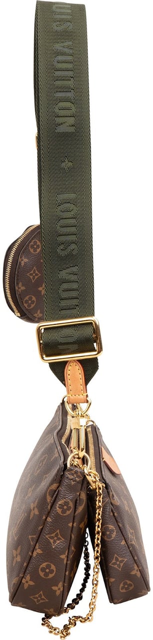Louis Vuitton Monogram Canvas Multi Pochette Accessoires Crossbody Bag Bruin