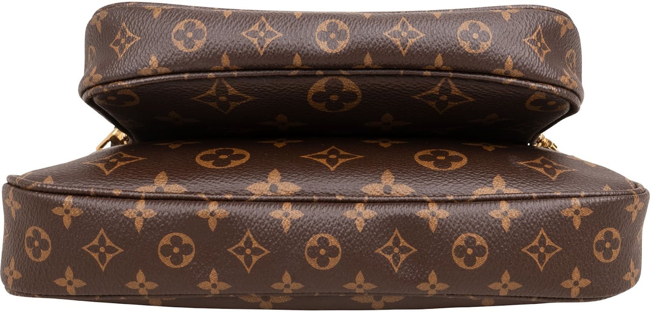 Louis Vuitton Monogram Canvas Multi Pochette Accessoires Crossbody Bag Bruin