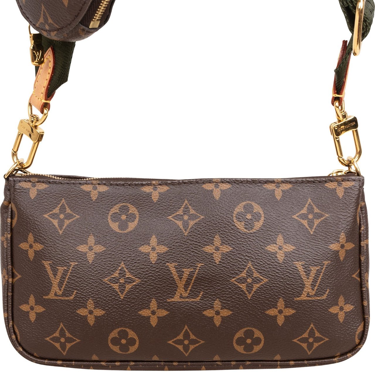 Louis Vuitton Monogram Canvas Multi Pochette Accessoires Crossbody Bag Bruin