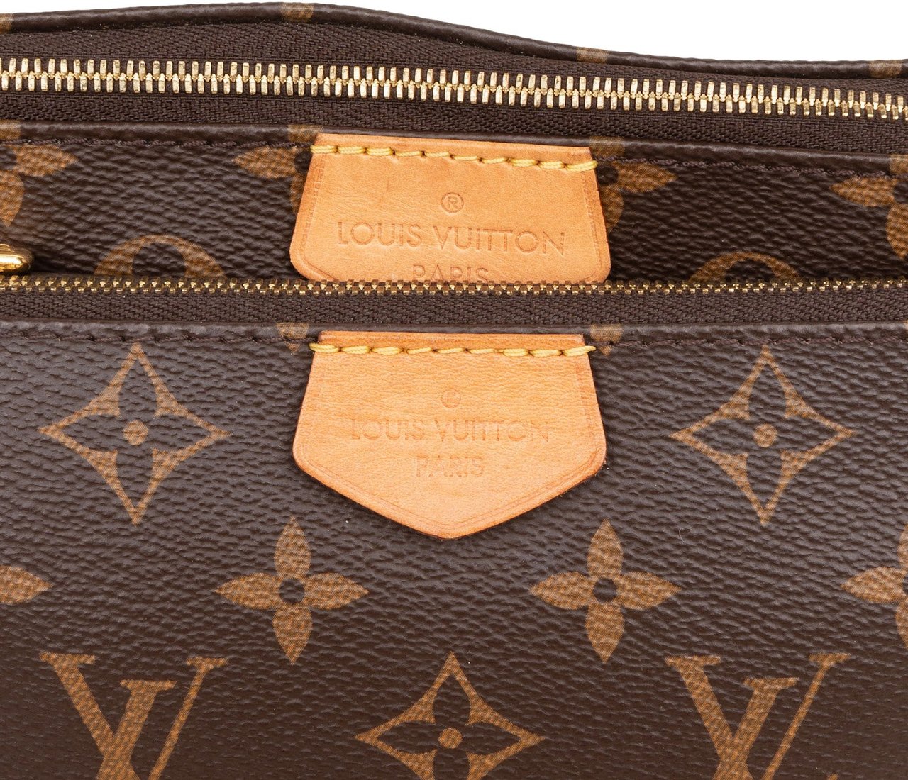 Louis Vuitton Monogram Canvas Multi Pochette Accessoires Crossbody Bag Bruin