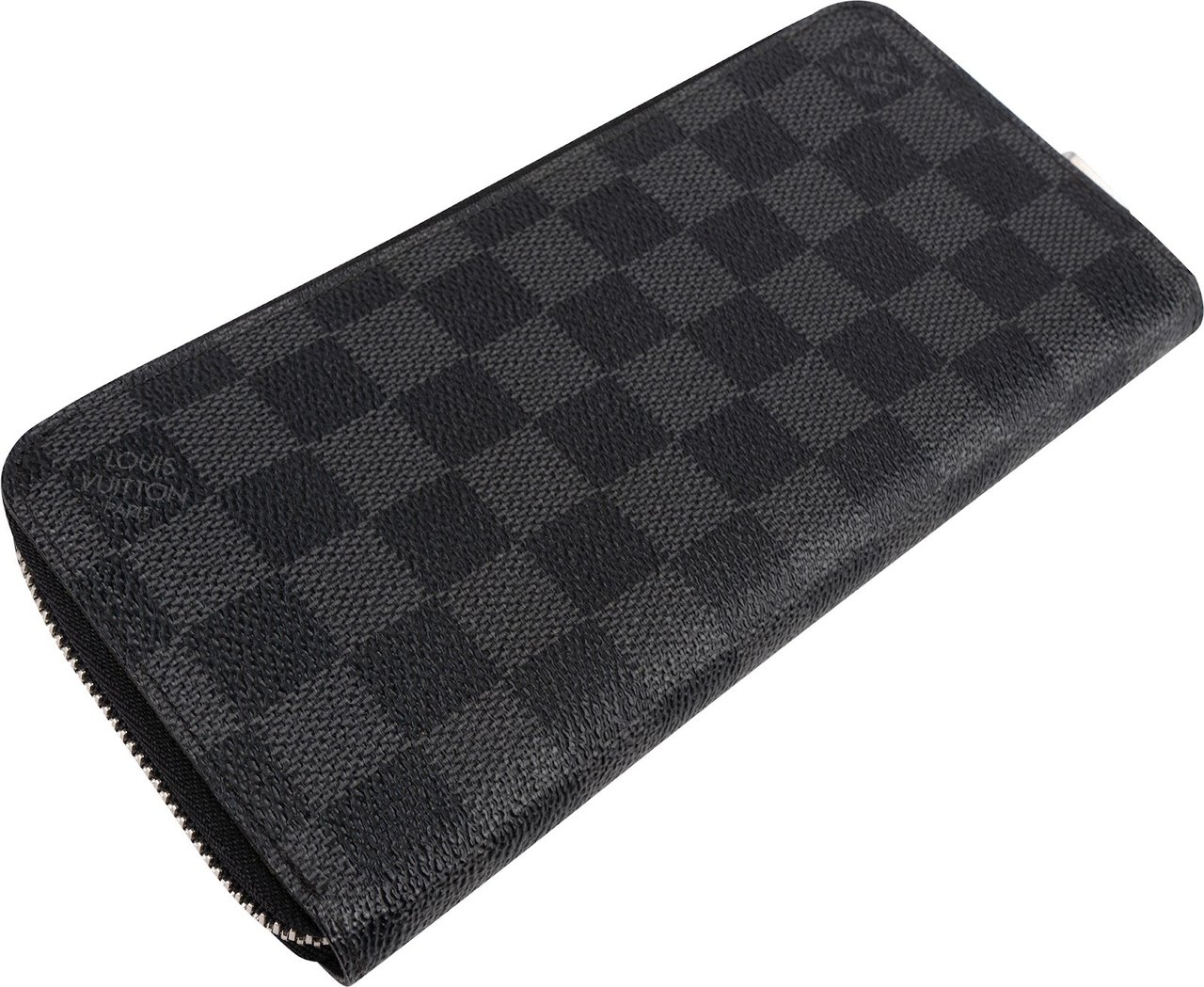 Louis Vuitton Monogram Damier Graphite Zippy Organizer Wallet Zwart