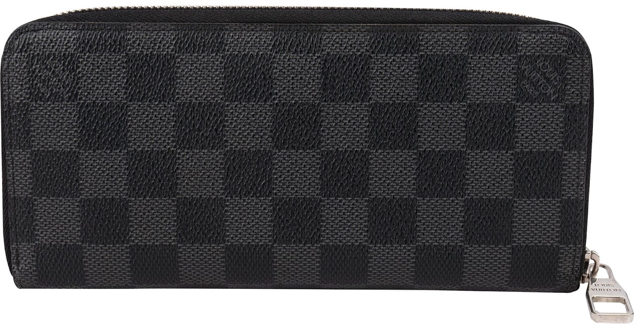 Louis Vuitton Monogram Damier Graphite Zippy Organizer Wallet Zwart
