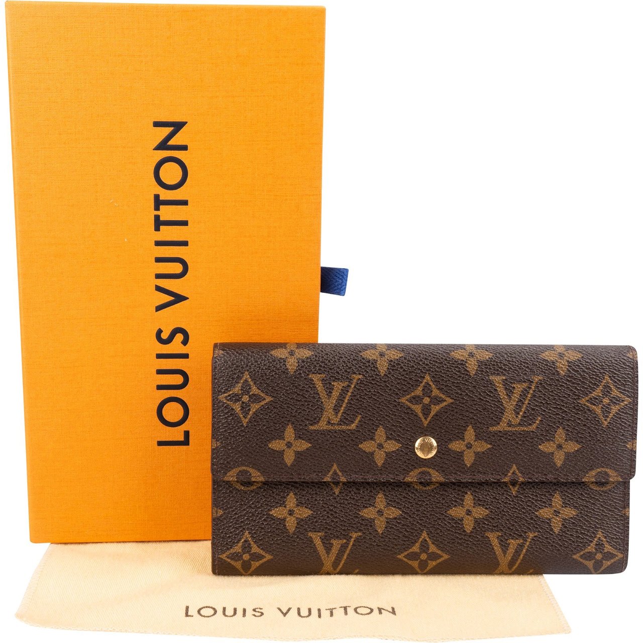 Louis Vuitton Monogram Canvas Sarah Wallet Bruin