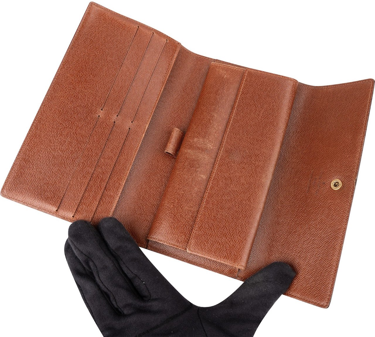 Louis Vuitton Monogram Canvas Sarah Wallet Bruin